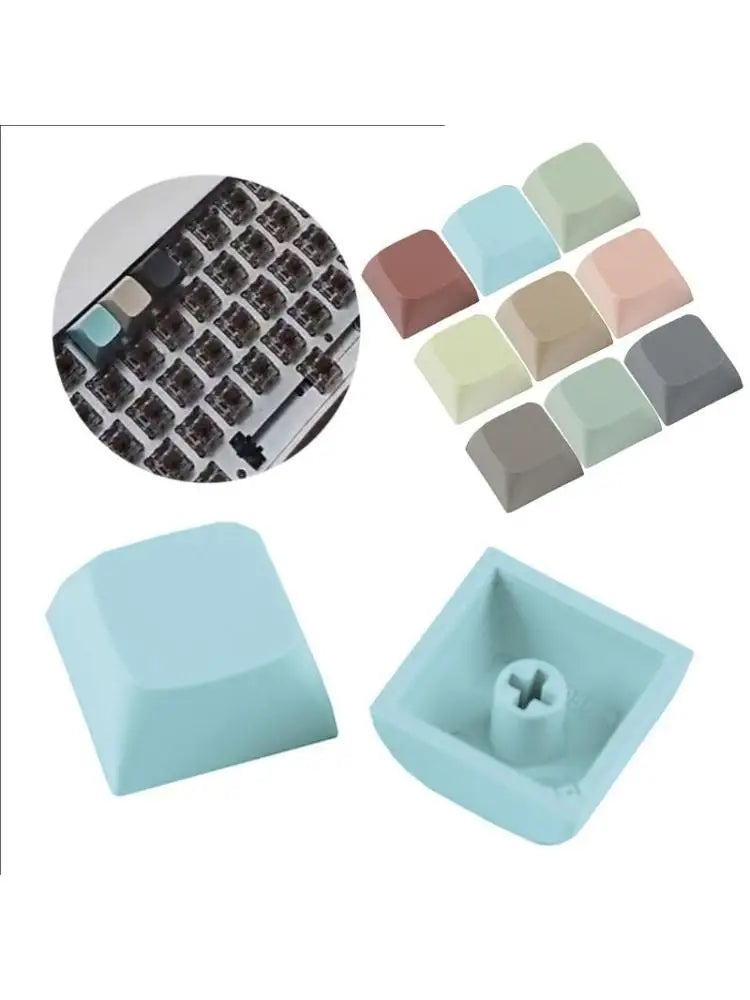 652F 10PCS Stylish Keycaps Set Thick PBT XDA2 Height 1U for Mechanical Keyboards Zpaxo