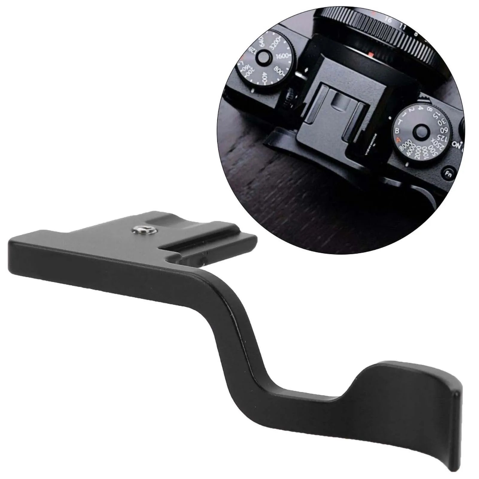 Black Aluminum Alloy Hand Grip Accessory Fuji XT30 Camera