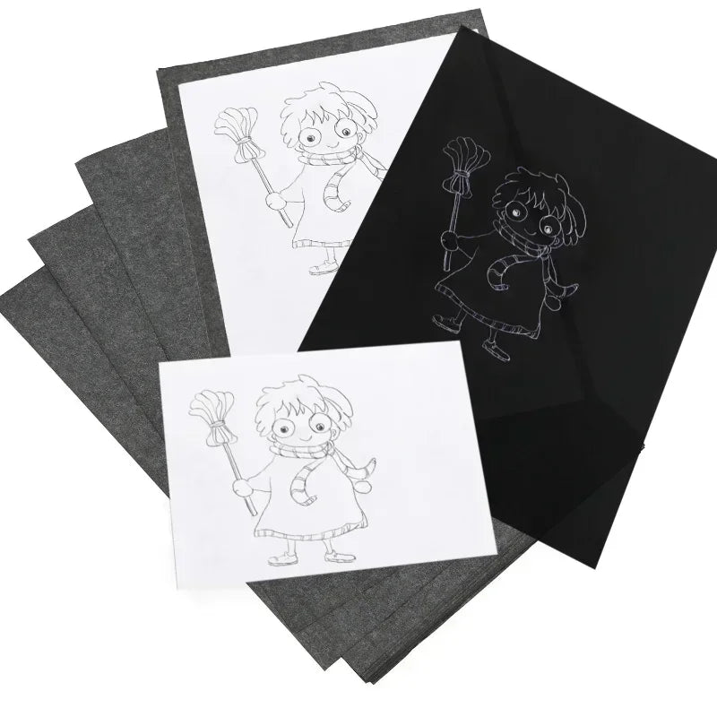 A4 Carbon Paper Reusable Image Paper Pattern Letters Tracing Paper Copy Paper Copy Carbon Paper Painting Tracing Accessories Zpaxo