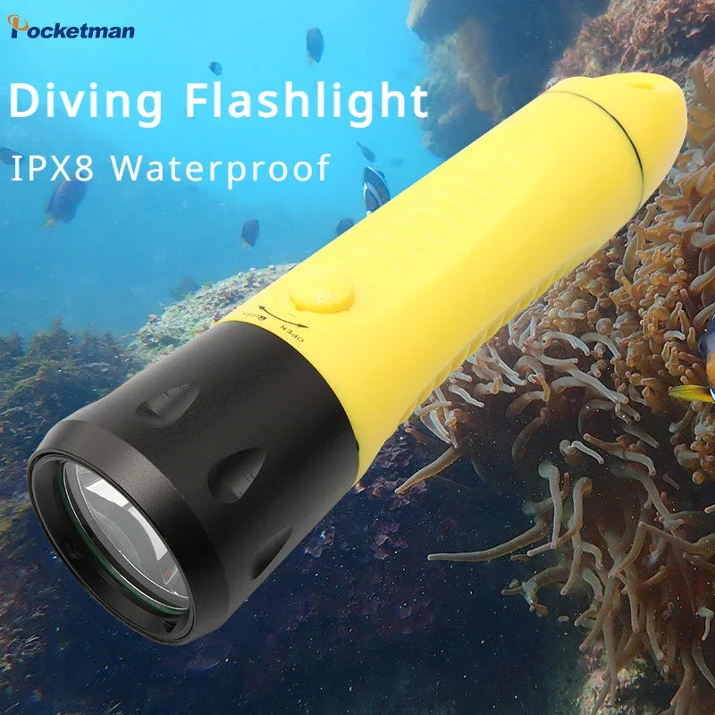 Waterproof Scuba Dive Torch – 2300 Lumen Underwater Flashlight