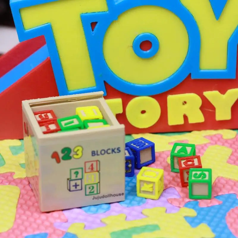 Lovely 1 6 Scale Miniature Doll House Building Block Assembly Model Zpaxo