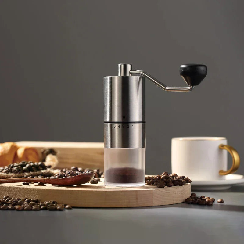 Stainless Steel Manual Coffee Grinder Portable Home Leisure Zpaxo