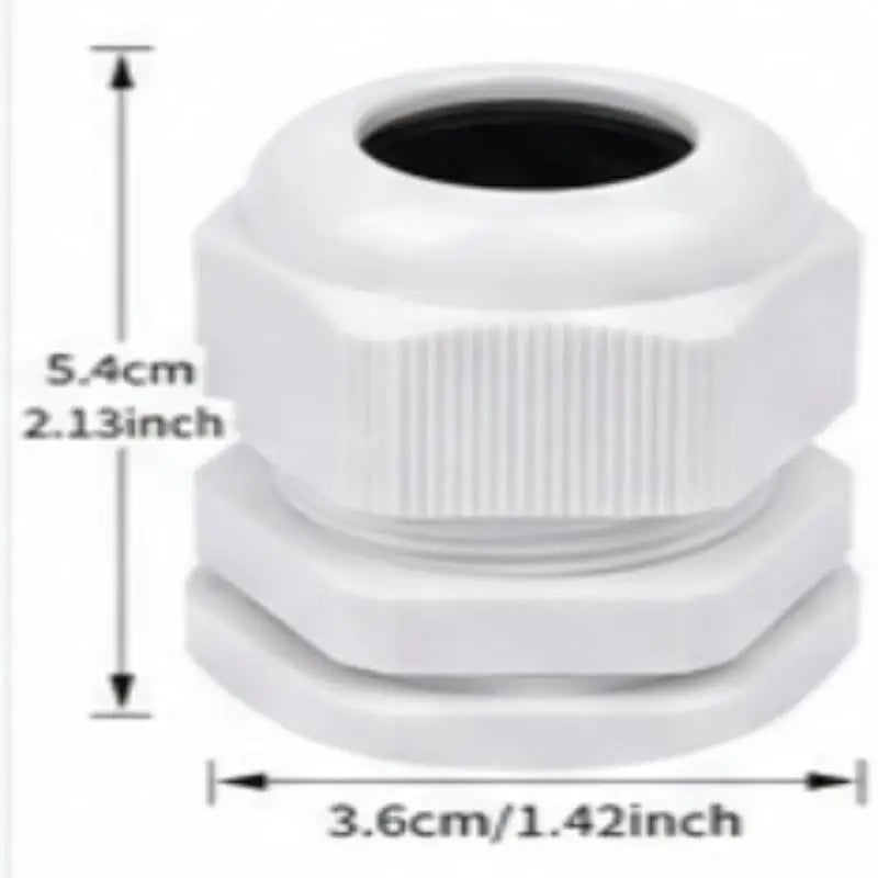 10-Pack IP68 Waterproof Cable Glands PG25 Nylon 3–6.5mm