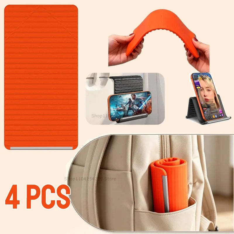Portable Silicone Mobile Phone Holder Lazy Bracket Bendable Freely Into Any Shape Multi-Angle Adjustable Tablet Desktop Stand Zpaxo