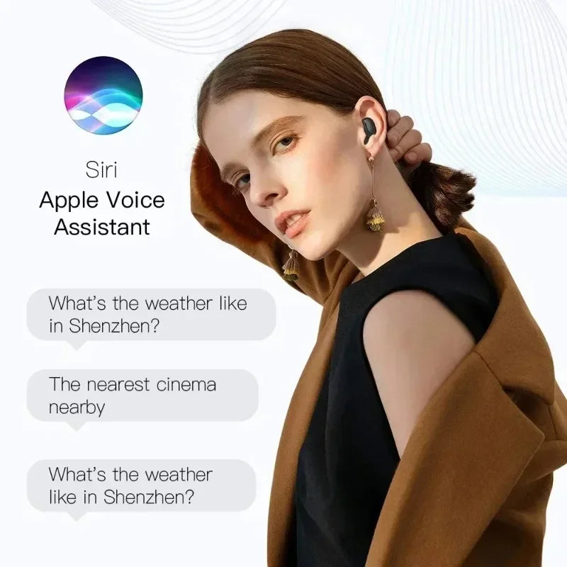TWS E6S Bluetooth Earphones Wireless Headset Noise Cancelling
