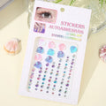 3D Dream Shell Crystal Diamond Patch Face Gems Mermaid Temporary