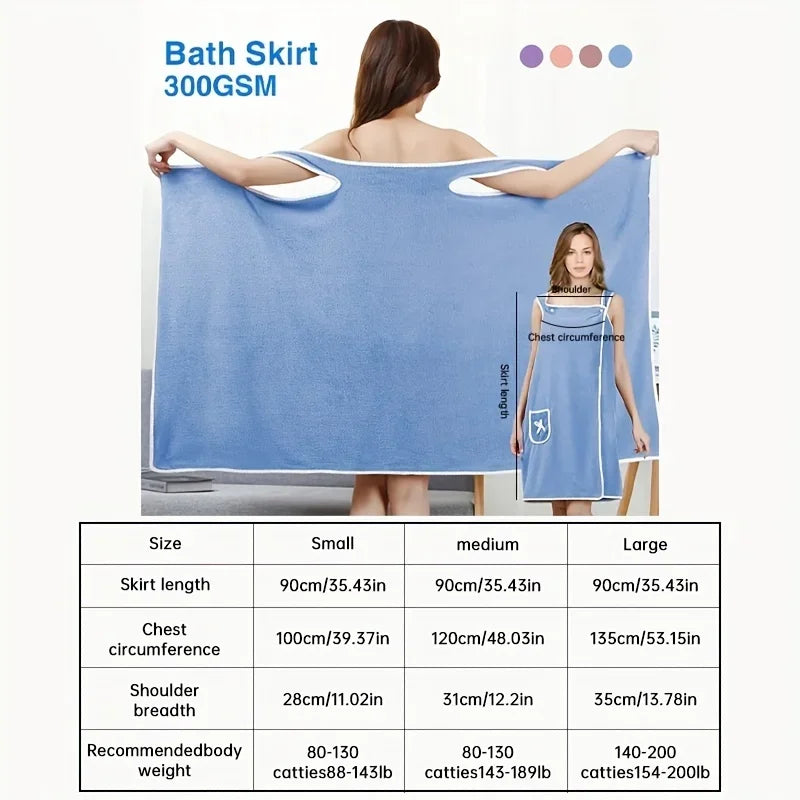 Womens Bath Towels Girls Wearable 140 Fast Drying Bathing Beach Spa