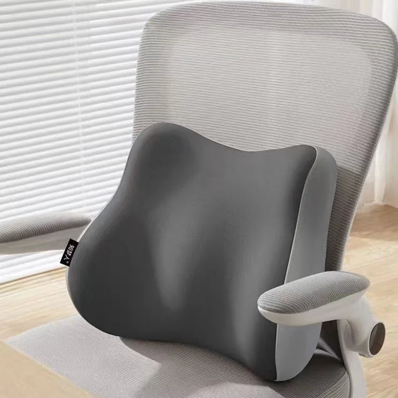 Memory Sponge Waist Pillow Lumbar Orthopedic Pillow Office Chair Backrest Chiropractic Pillows Ergonomic Lumbar Support Pad Zpaxo As shown