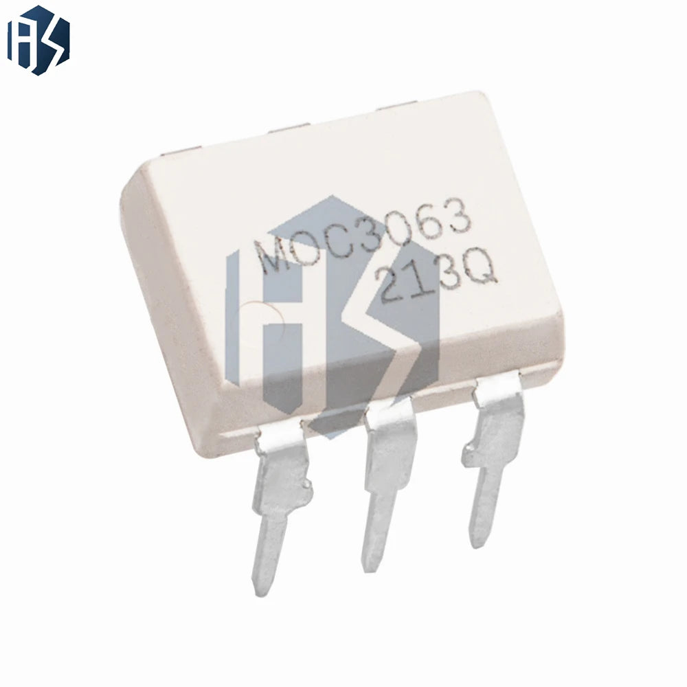 MOC3063 Optocoupler IC Chip DIP-6 Through-hole Electronics Projects Zpaxo