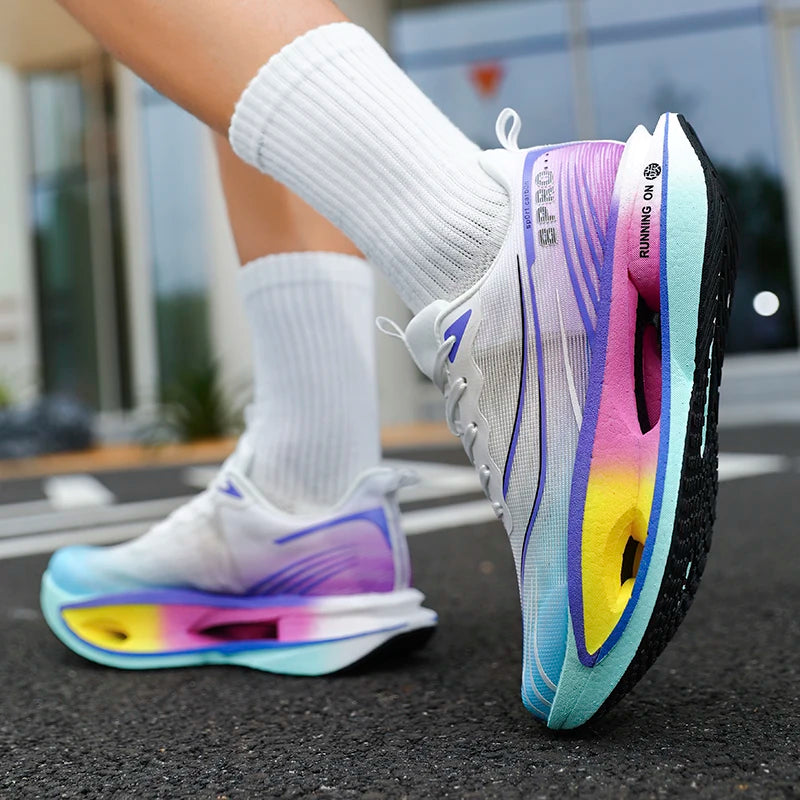 Men's Casual Sneakers Luxury Trainer Shoes Breathable Race Running