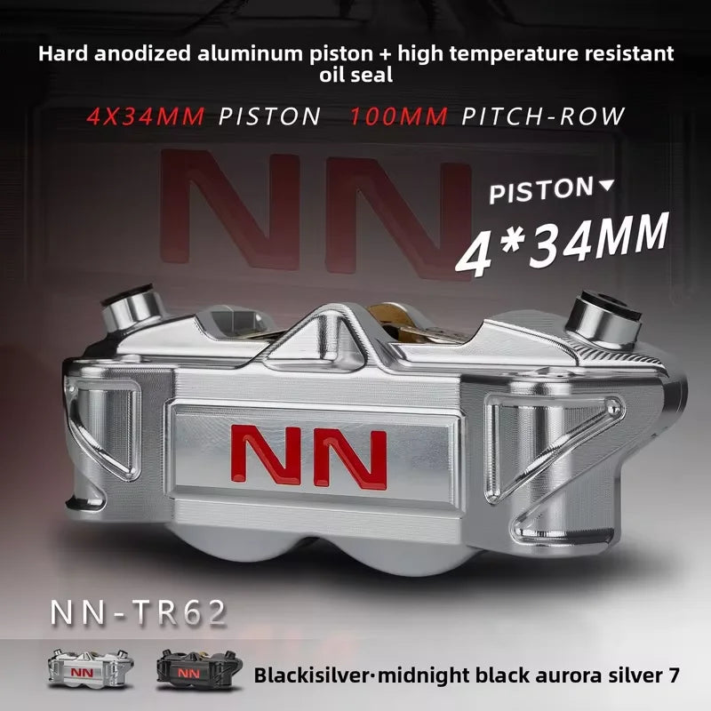 100mm 4-Piston Radial Brake Caliper – Motorcycle Upgrade