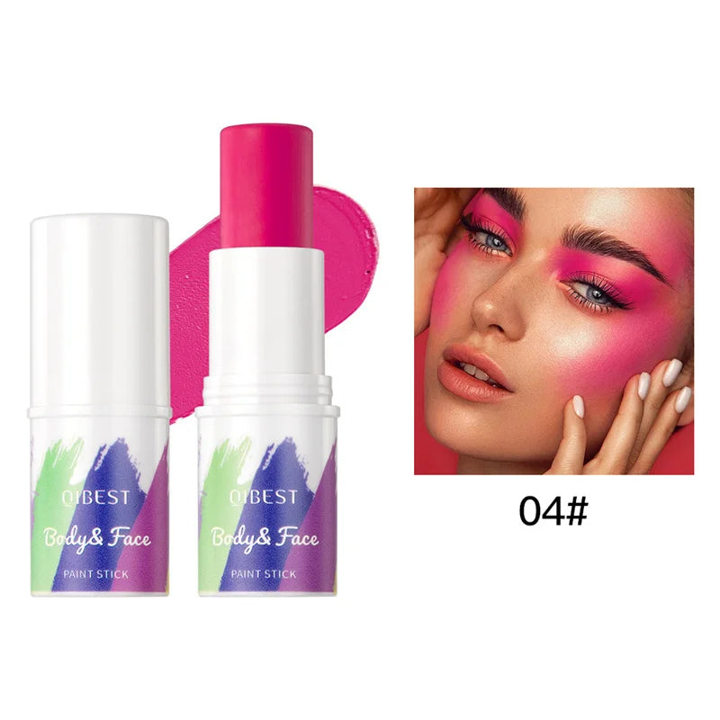 Body Face Paint Stick Natural Three-dimensional Modification Contour Brightening Skin Tone Face Washable Painting Pen Party Art Zpaxo 04