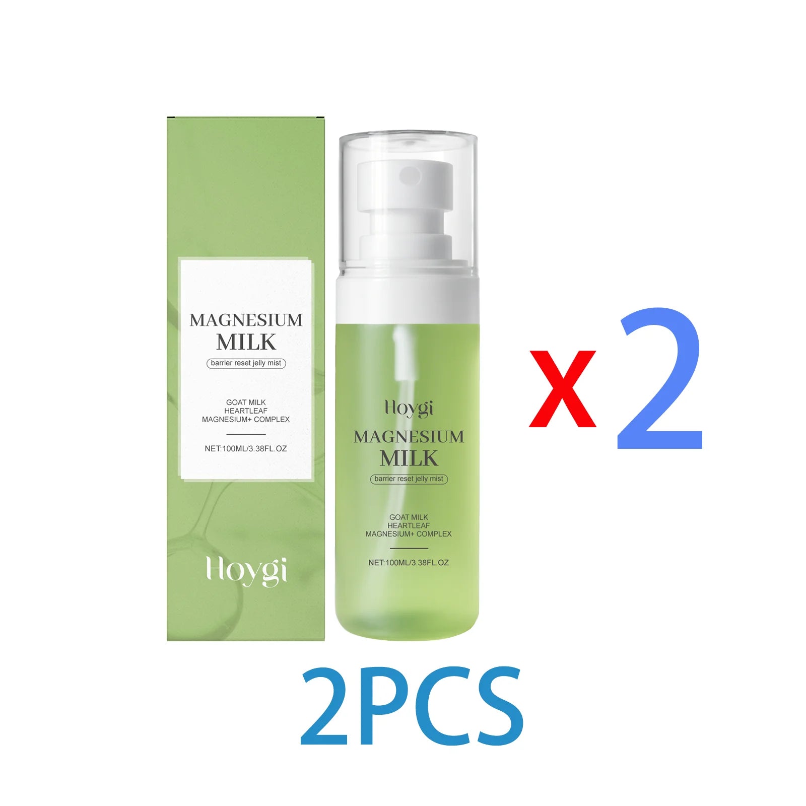 100ml Gel Toner Mist for Face Soothing Hydrating Facial Spray Calm Sensitive Skin Support Barrier with Refreshing Cooling Effect Zpaxo 2PCS