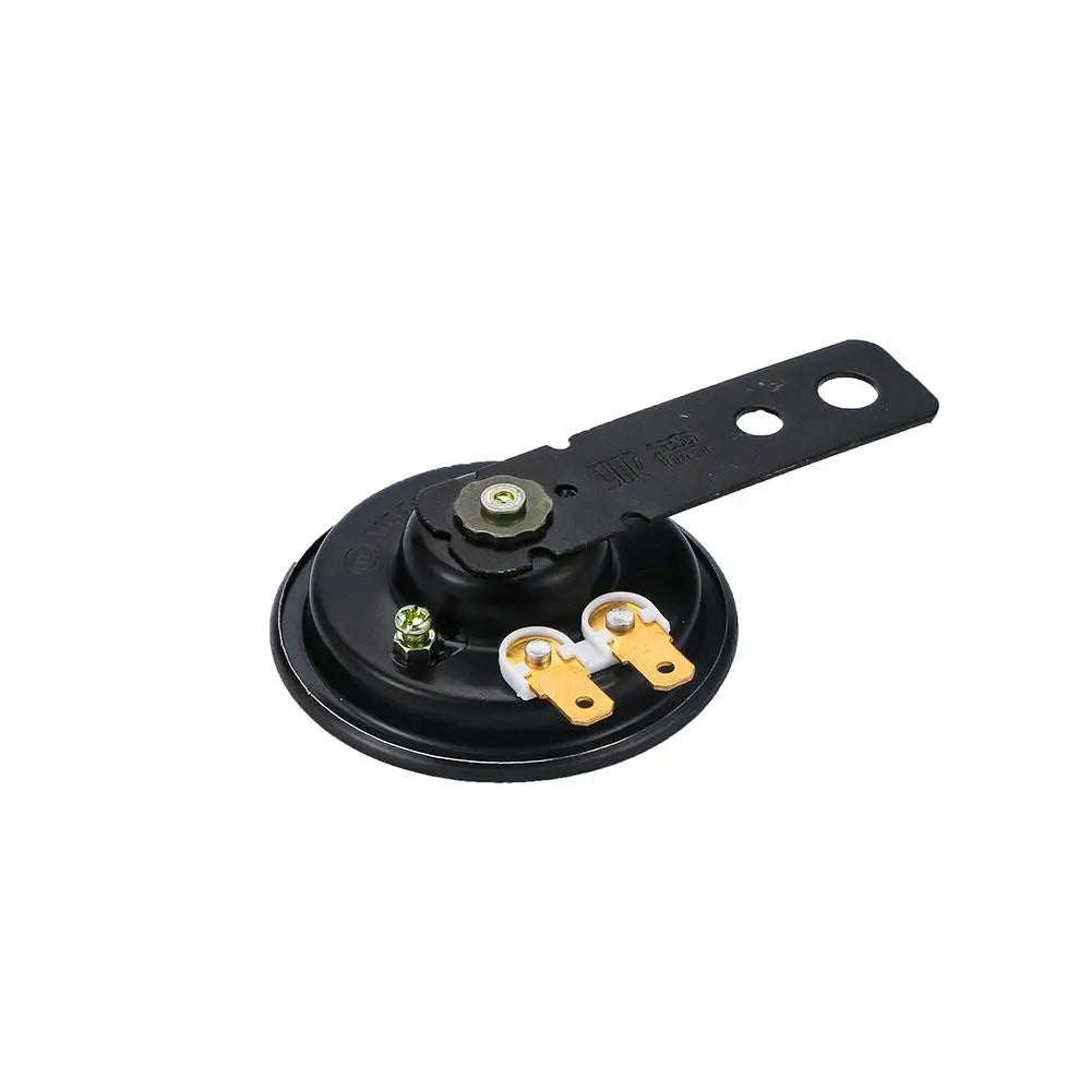 Durable Black 12V 105dB Noisy Automobile Part Claxon Horn Trumpet Car Zpaxo black