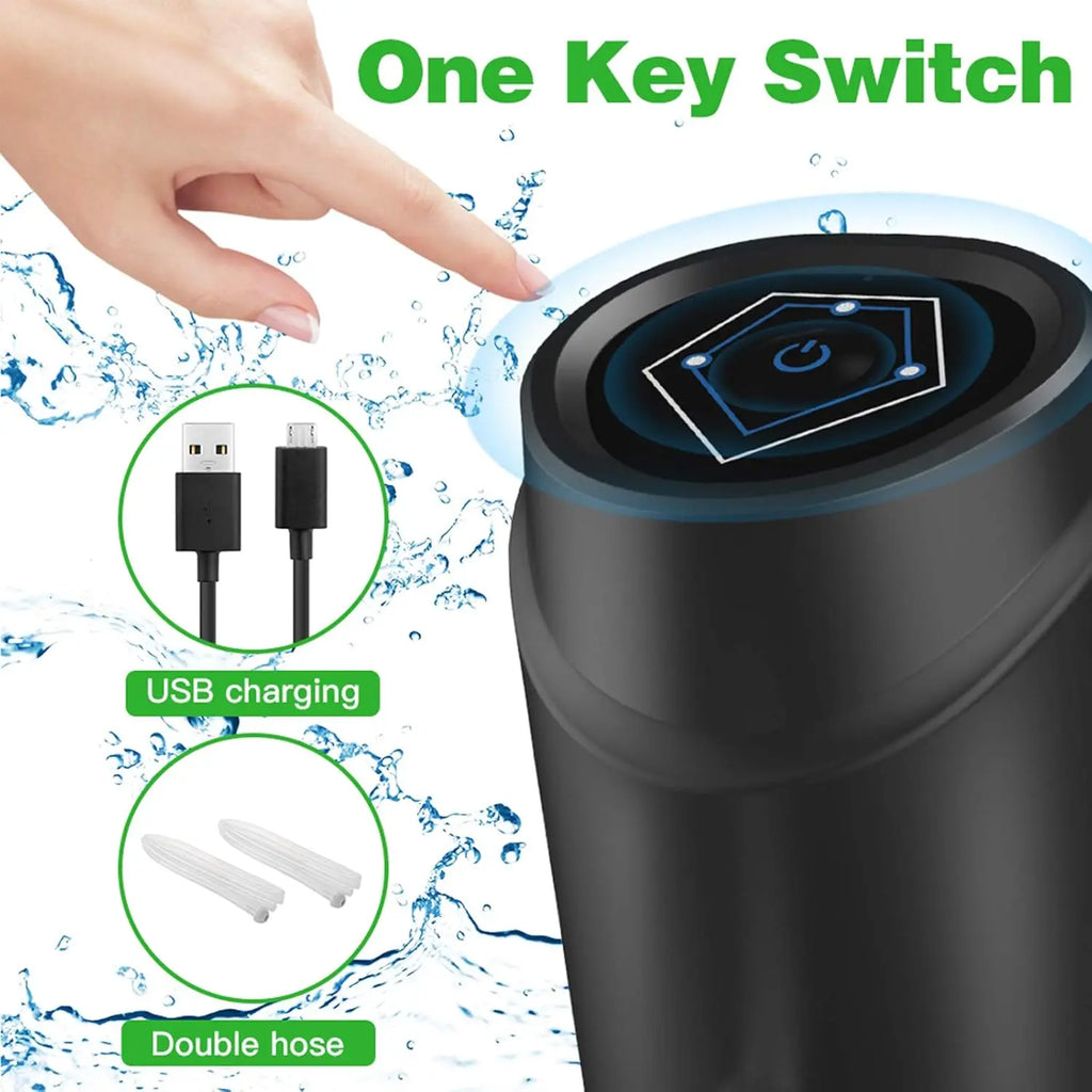 Water Pump Electric Drinking Portable Water Dispenser Universal USB Charging Water Bottle Pump For 2-5 Gallon Zpaxo