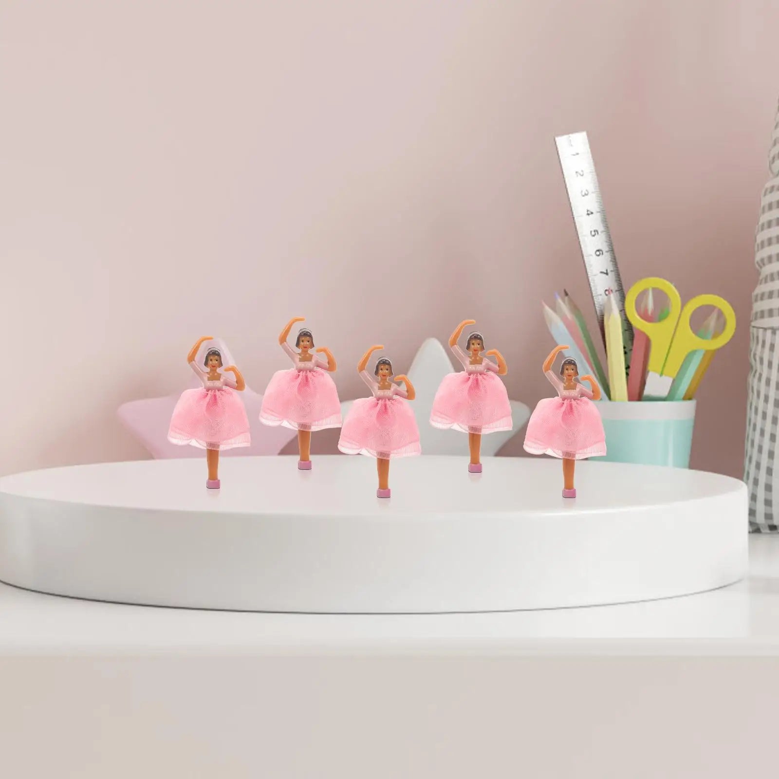 Music Box Accessories Golden Pink Skirt Princess Ballet Dancer