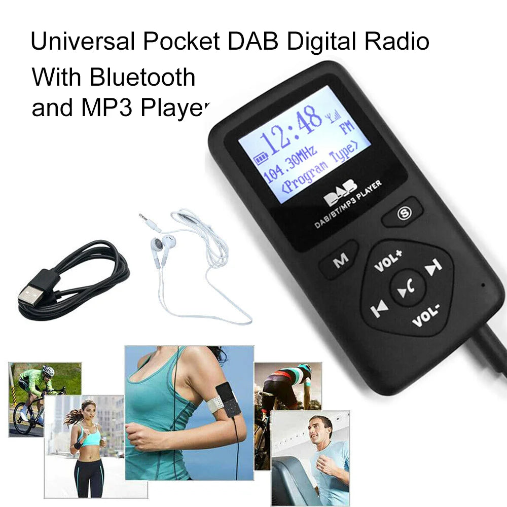 Portable Radio Micro-USB Personal Pocket MP3 Player Digital P7 Mini