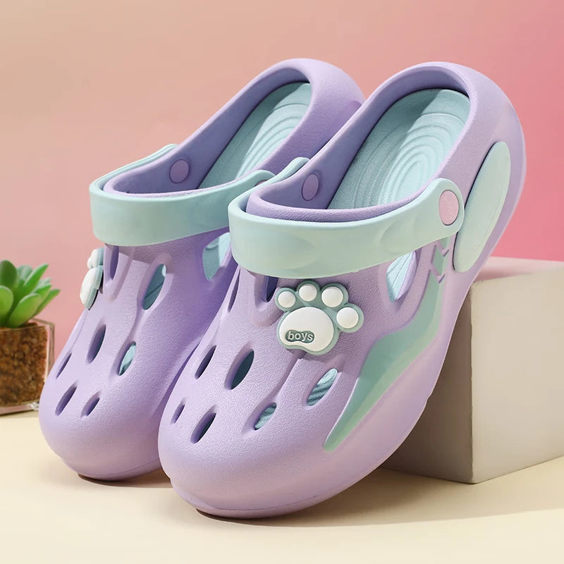 Women's Comfortable EVA Garden Clogs Closed Toe Sandals Indoor Zpaxo PURPLE 37-38