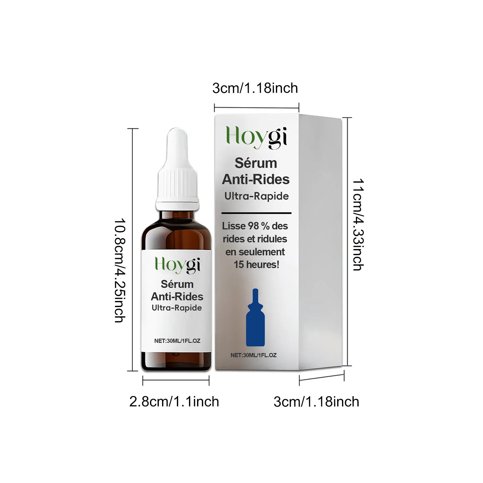 Collagen Firming Face Serum Anti-Wrinkle Hydrating Fade Fine Lines Lifting Tightening Smoothing Brightening Retinol Serum Zpaxo 30ml Boxed