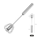10/12/14inch Stainless Steel Semi Automatic Whisk Blender for Home -Versatile Tool for Egg Beater, Milk Frother, Hand Push Whisk Zpaxo M