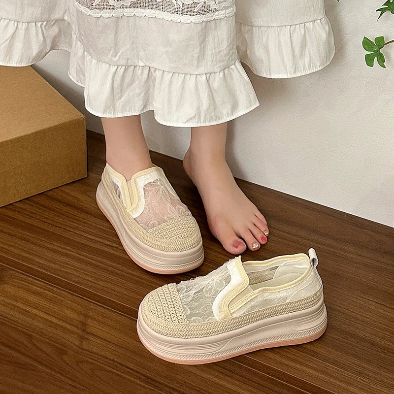 2026 Spring Autumn Women's Comfortable Breathable Heel Shoes Women Zpaxo