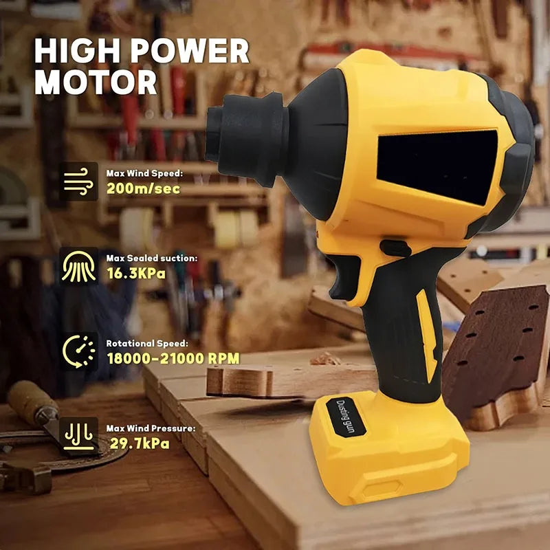 Electric Goddess Air Gun Cordless Compressed Dust Collector Blower