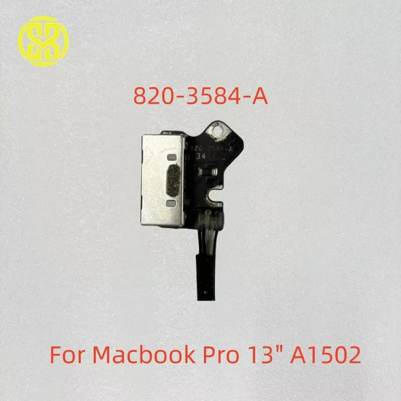 DC Power Jack Board Charging Port 820-3584-A Macbook 13 A1502 2012