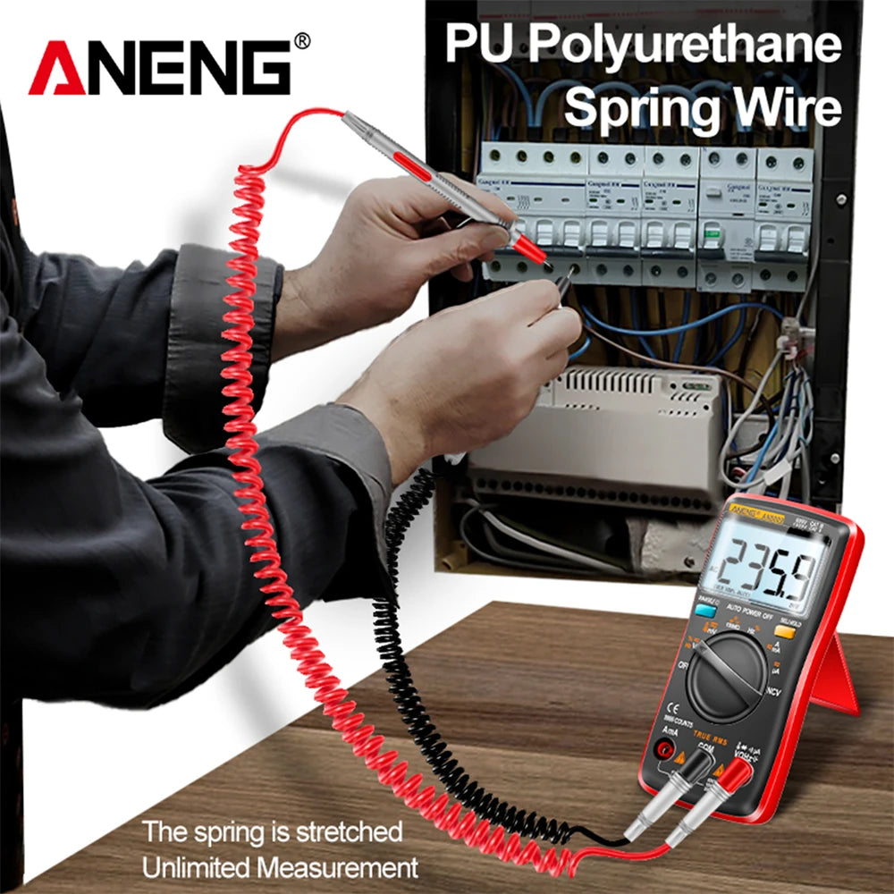 ANENG PT2009 2010 20A 1000V Tester Leads Multimeter Probe Spring Wire