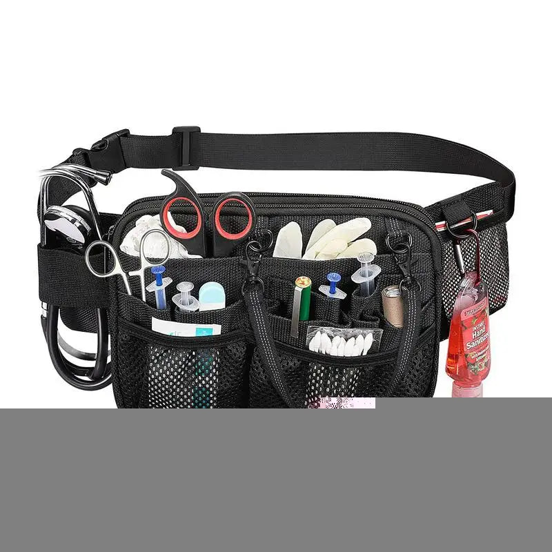 Multi Compartment Gear Pocket Nursing Organizer Belt Bag Utility
