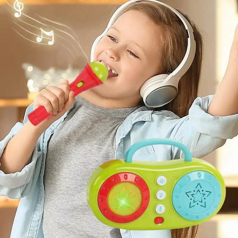 Microphone Toy Multi-functional Karaoke Speaker Singing Machine Zpaxo