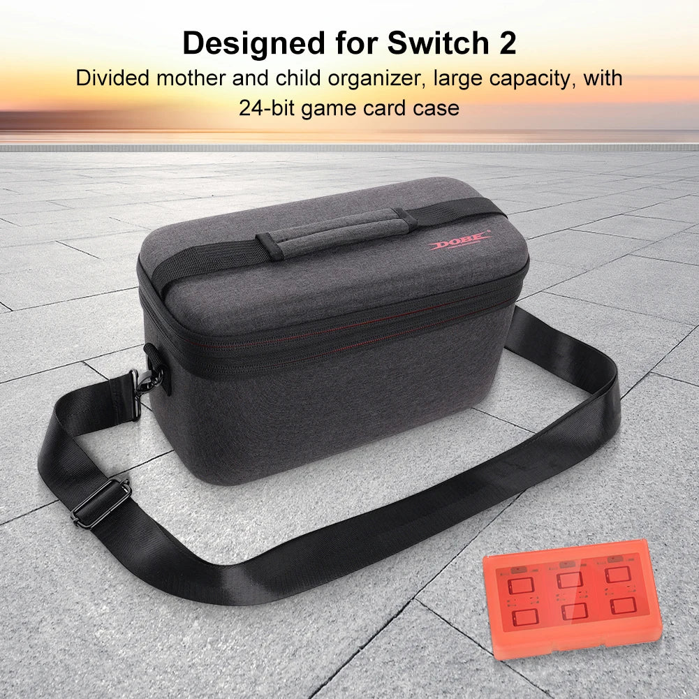 EVA Hard Carrying Case for Switch 2 Protective Travel Bag Hard Shell Protective Pouch Case for Nintendo for Switch 2 Accessories Zpaxo