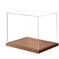 Helmet Case Display Case Full Size Clear Box with Wooden Stand Full Size Football Helmet Display Case for Sports Collectibles Zpaxo A China Mainland