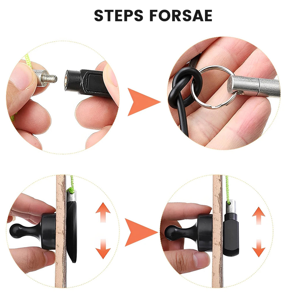 2023 Professional Wiremag Puller Magnetic Cable Pulling StringWall Wire Fishing Guide Tool Garden Repair Threader Outdoor Office Zpaxo