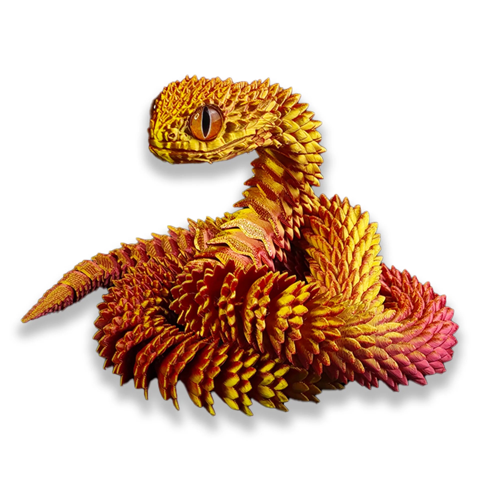 3D Printed Snake Figurines Simulated Animals Kid Craft Ornament Zpaxo 08 60CM23.6in