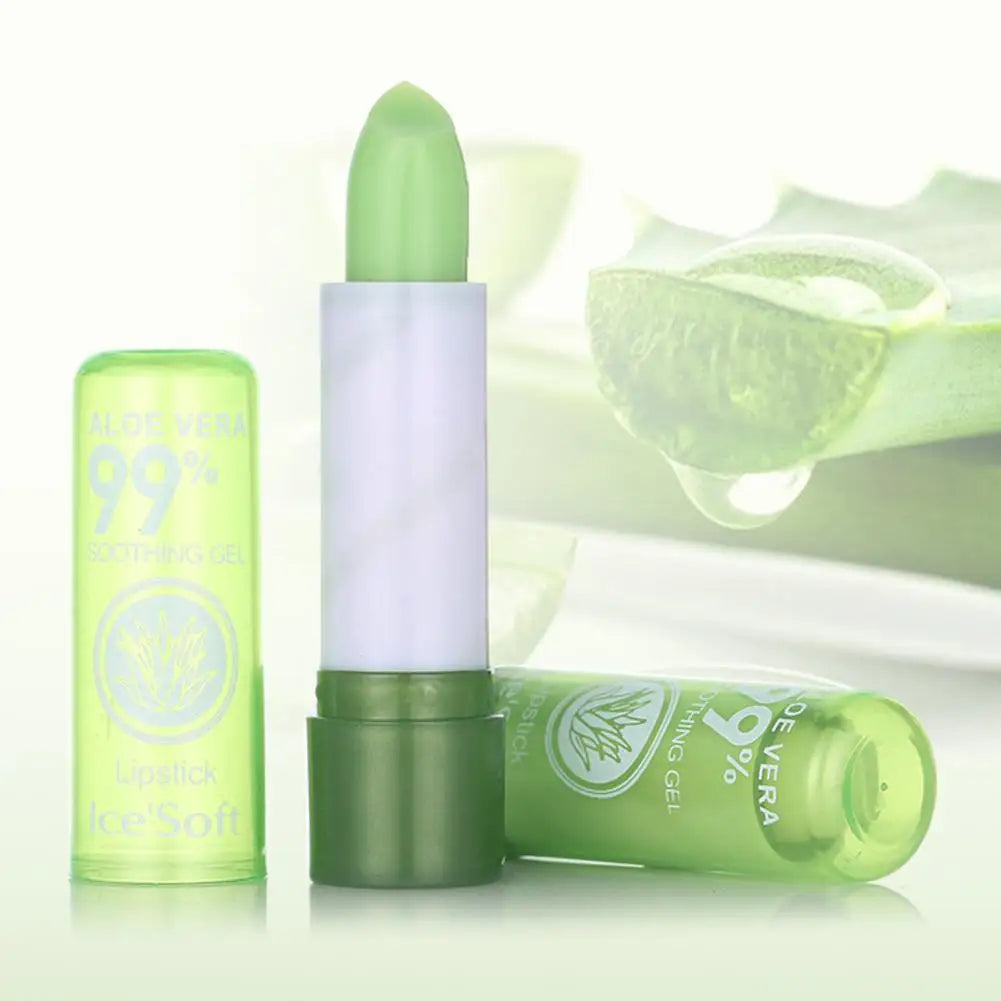 Aloe Vera Color Changing Lip Balm – Moisturizing & Nourishing Color Changing Lip Balm Zpaxo
