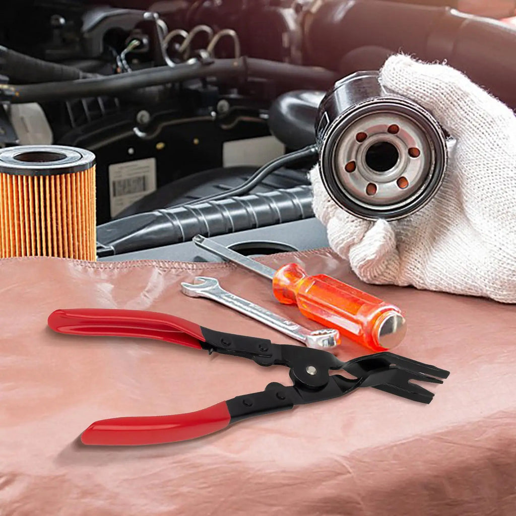 Car Trim Clip Removal Pliers Car Interior Clip Fastener Panel Pliers Ergonomic Tools Multifunctional Puller for Maintenance Zpaxo