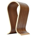 Walnut Finish Wooden Headphones U Shape Stand Holder Headset Desk Display Shelf Rack Hanger Bracket for Sony Headphone Zpaxo Walnut China Mainland