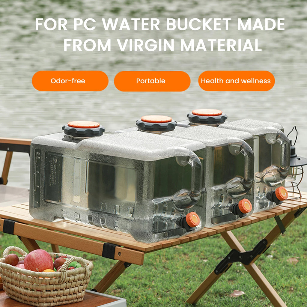 Water Carrier Tank Food Grade Portable Large-capacity Faucet Outdoor