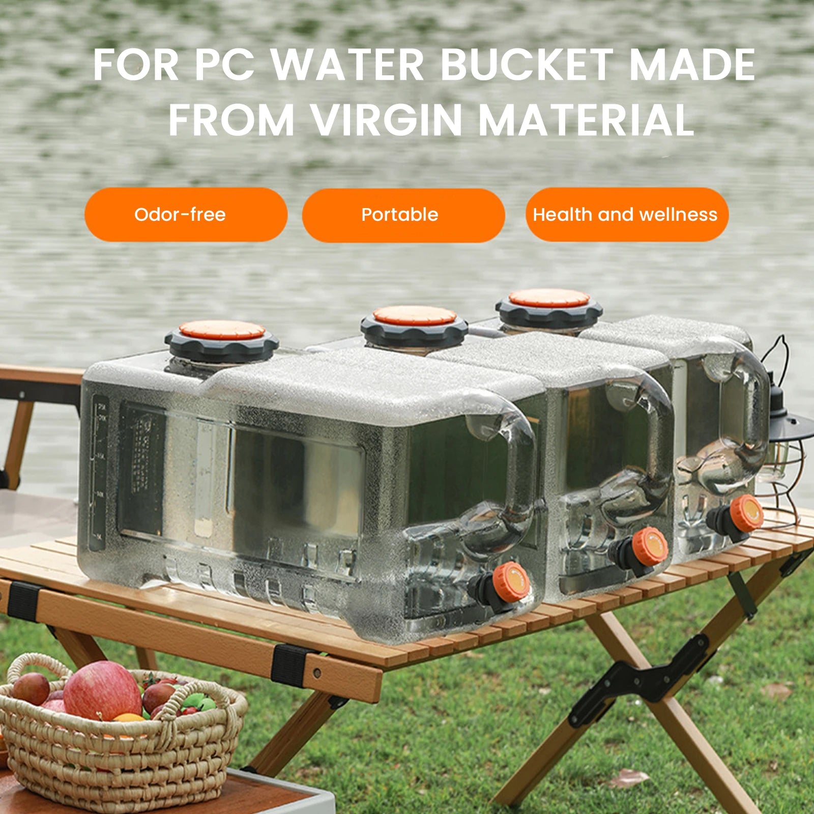 Water Carrier Tank Food Grade Portable Large-capacity Faucet Outdoor