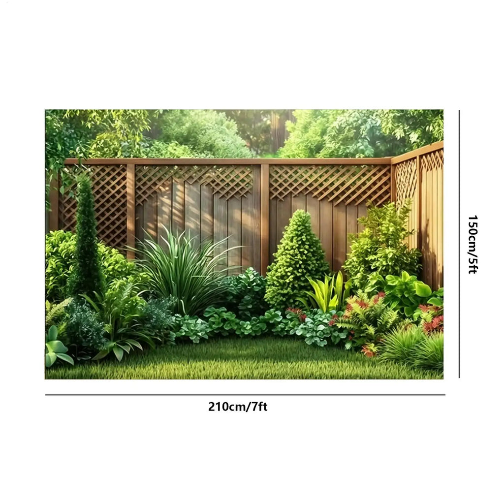 Greenery Backdrop 210x150cm Outdoor Decoration Garden Photography Backdrops for Homeowners Gardeners Photographers Home Zpaxo
