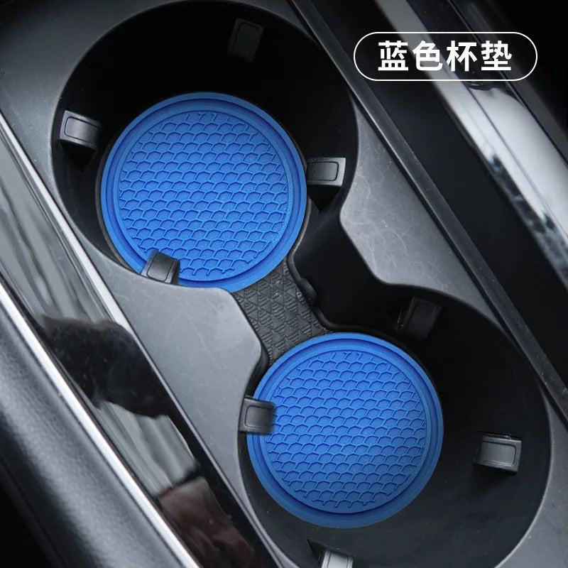 Car Cup Holder Silicone Insert Coaster Mat Fit Most Cars Styling