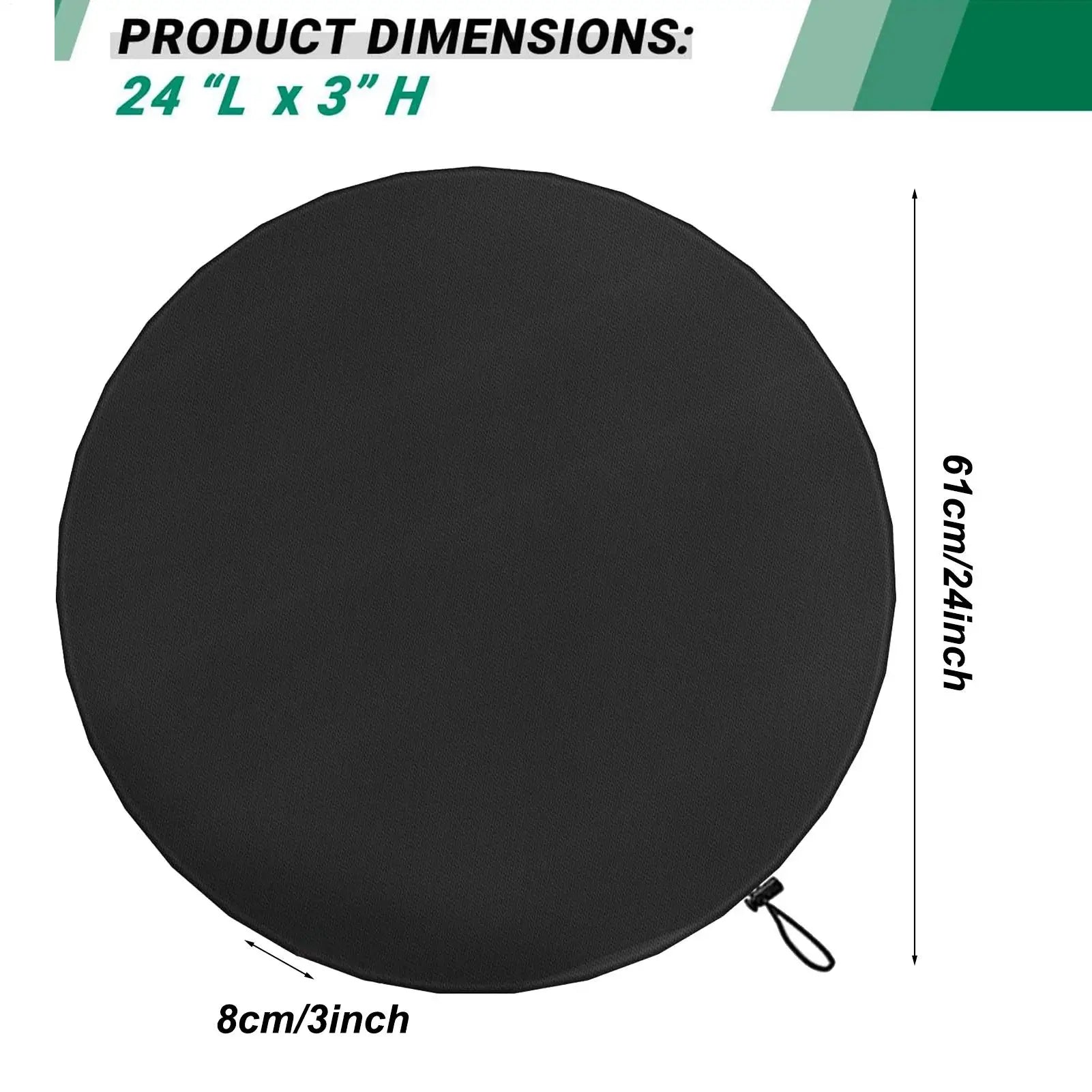 Dartboard Waterproof Cover 24Inch Dart Board 600D Oxford Dustproof Sturdy Storage Bag Oxford Waterproof Protective Dartboard Zpaxo