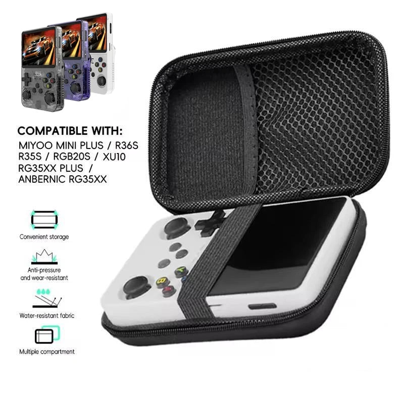 R36S R35S EVA Game Case Storage Bag Hard Travel Dust Scratch