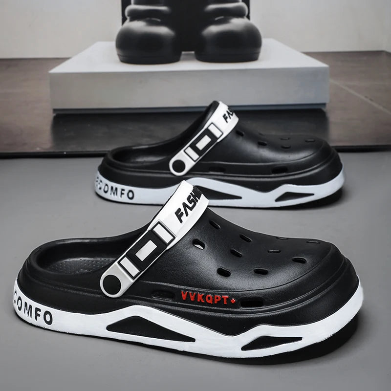 Fashion Men Summer Hole Garden Shoes Breathable Outdoor Sandals