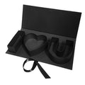 Mother Day Decor,Empty Flower Gift Box Flower Soap Box Fillable Letters Letter Shaped Box for Party Chocolate Favor DIY Craft Zpaxo black