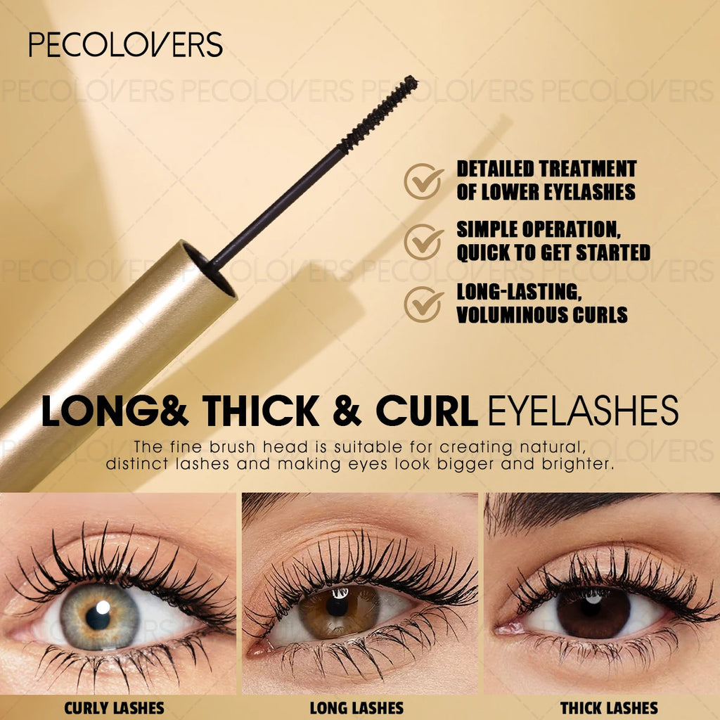 2PCS/Set Mascara Matching Eyelash Application Tool with Comb - Waterproof, Suitable for Creating Thick and Curled Eyelashes Zpaxo