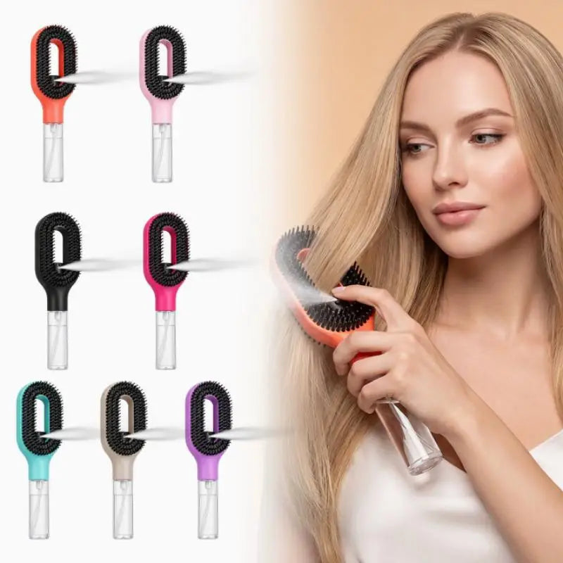 1 Spray Massage Comb Anti Static Scalp Massager Essential Oil Water Zpaxo