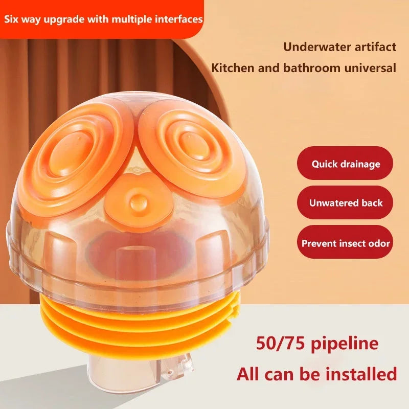 1PCS Anti Odor Drain Shower Multifunctional For Kitchen Sink Pipe Set Adapter Deodorant Dishwasher Accessories Zpaxo