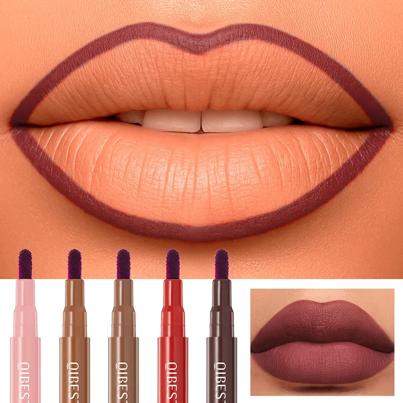 Matte liquid lip liner matte non-stick cup waterproof non-fading lipstick lip pencil Zpaxo