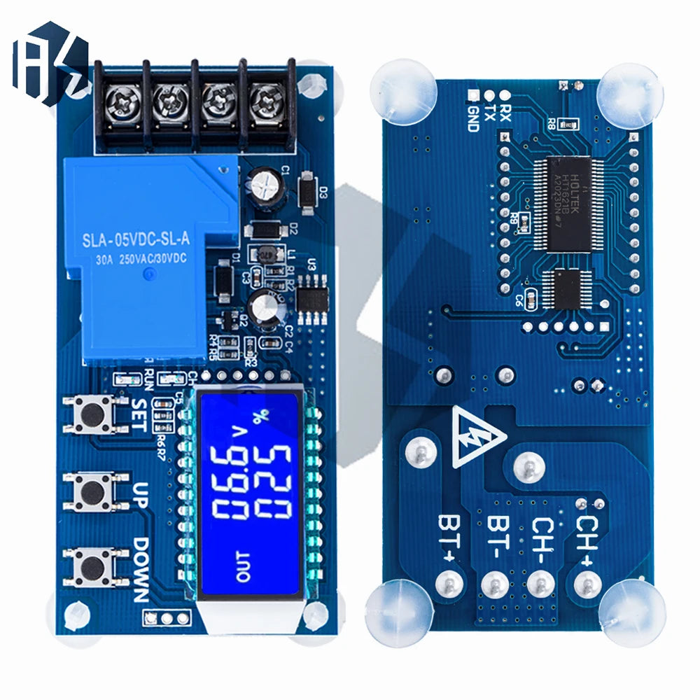 XY-L30A DC Battery Charging Control Module: 6-60V 30A – Protection Board, LCD Display & Time Switch Included Zpaxo